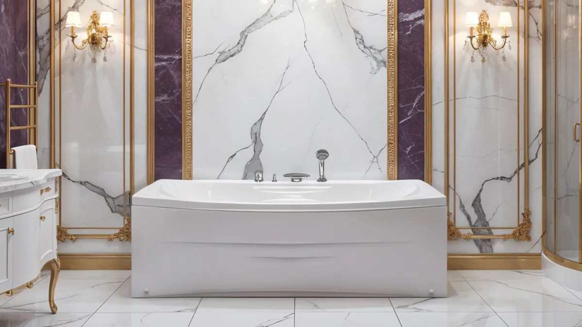 Afrodite 170X70-85 Vasca Da Bagno Rettangolare Spanciata 