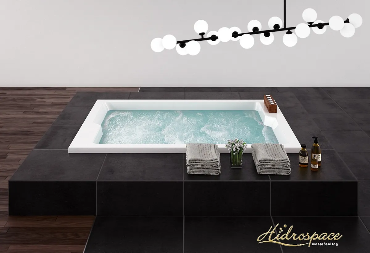 BAHAMA 190X145 VASCA IDROMASSAGGIO MINIPISCINA DA ESTERNO