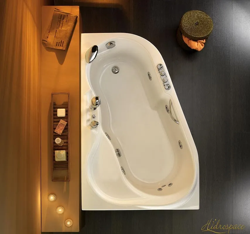 NYKE 100x160 VASCA DA BAGNO ASIMMETRICA