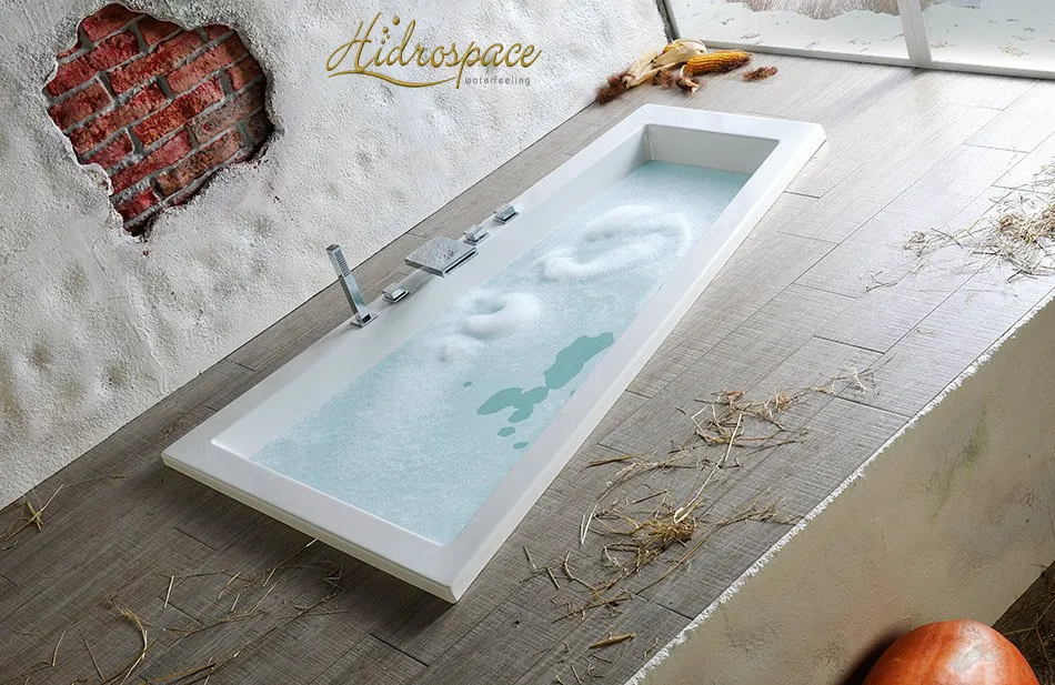 TRIAL 90 x 180 VASCA DA BAGNO IDROMASSAGGIO ASIMMETRICA