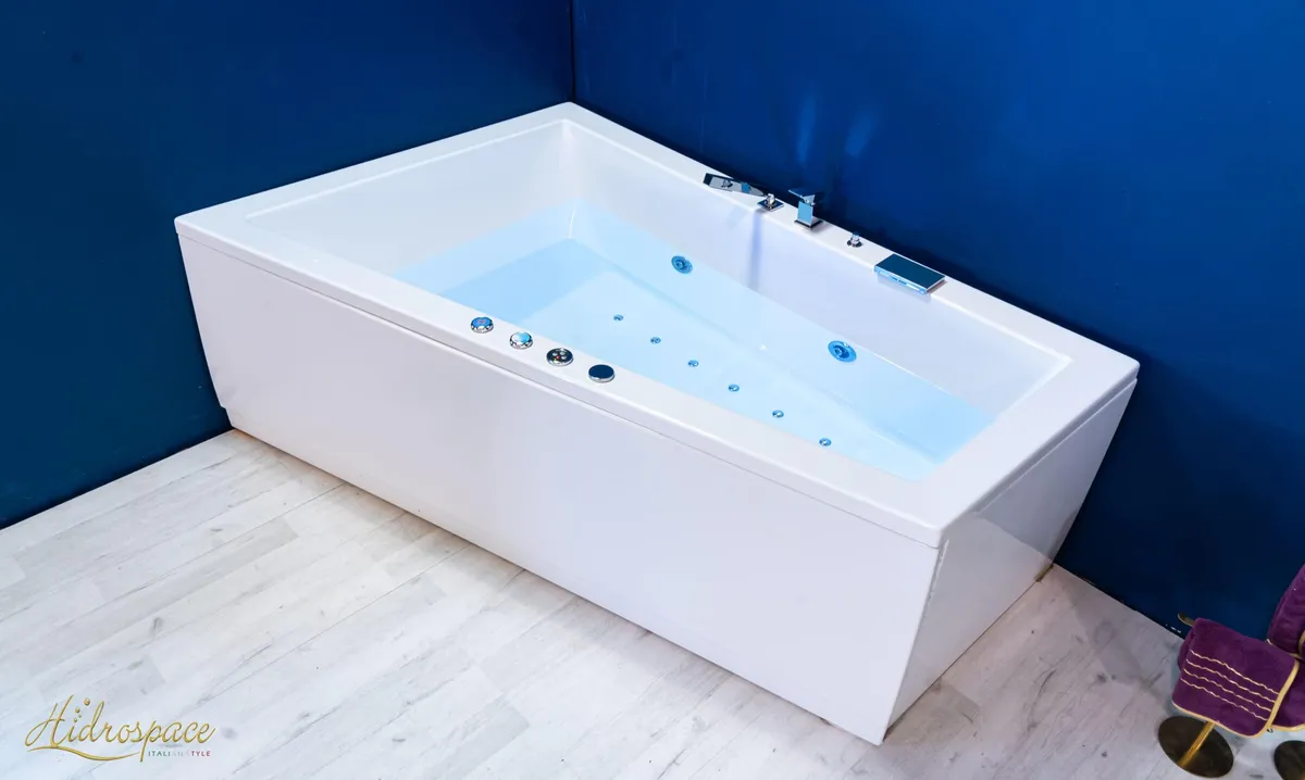 TRIAL 120x180 VASCA DA BAGNO IDROMASSAGGIO ASIMMETRICA