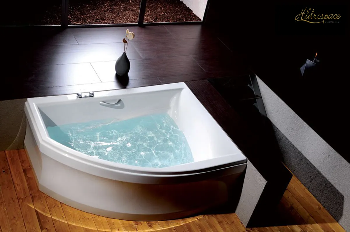 Tulipan 130 X 170 Vasca Da Bagno Idromassaggio Asimmetrica Due Posti